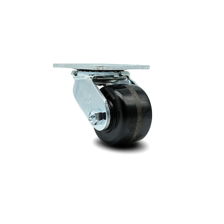 Service Caster 3.25 Inch Phenolic Wheel Swivel Caster with Roller Bearing SCC-30CS3420-PHR